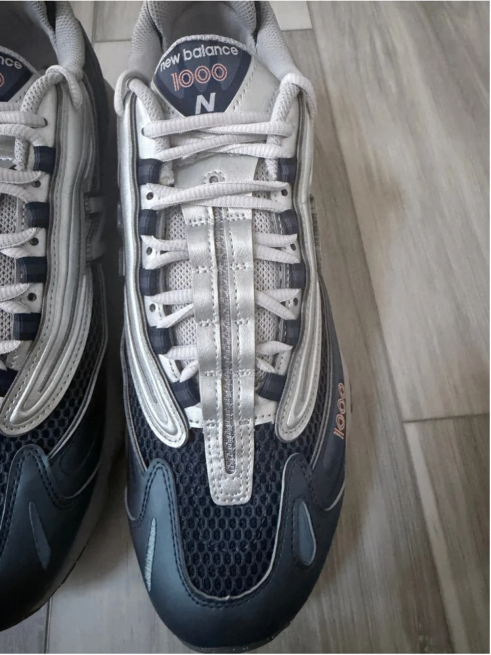 New Balance 1000 M1000P Vintage Indigo Silver Men 11.5 Women 13 Y2K Sneakers